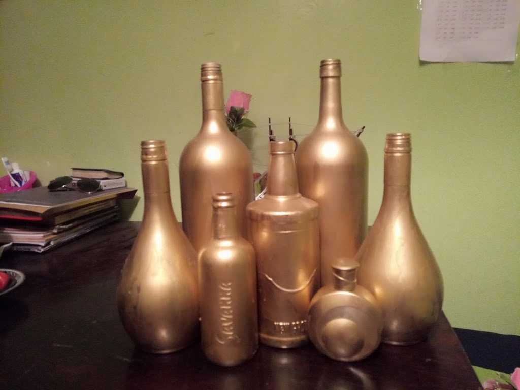 Diy bottle Decor