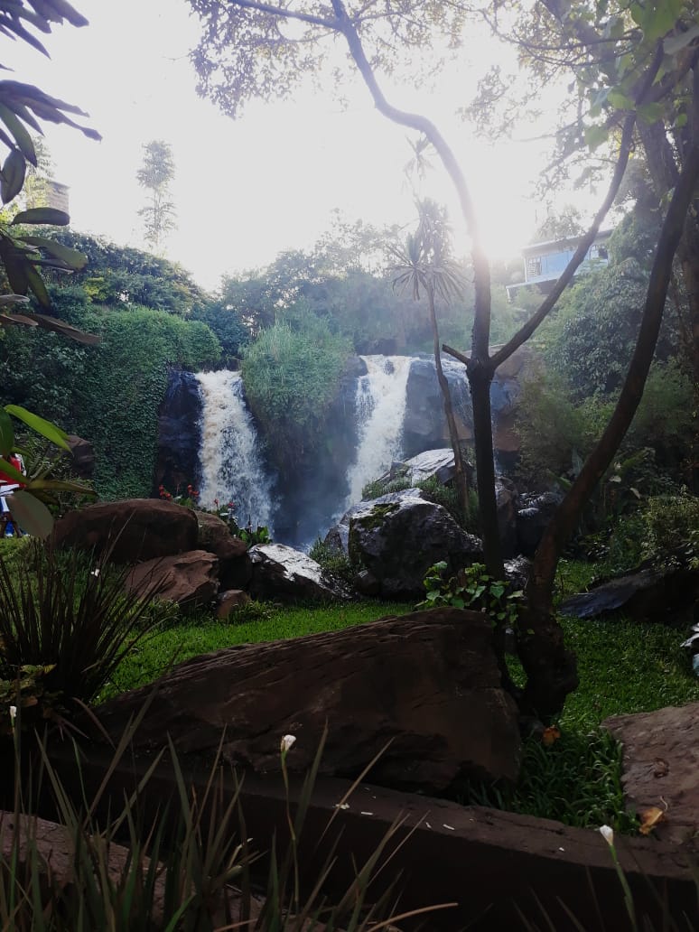 hidden waterfall in Nairobi