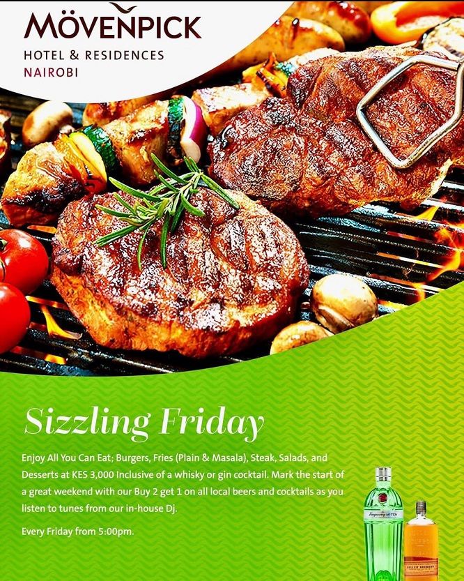 Sizzling Friday Offer at 360 Rooftop Birds Eye View: Movenpick Hotel